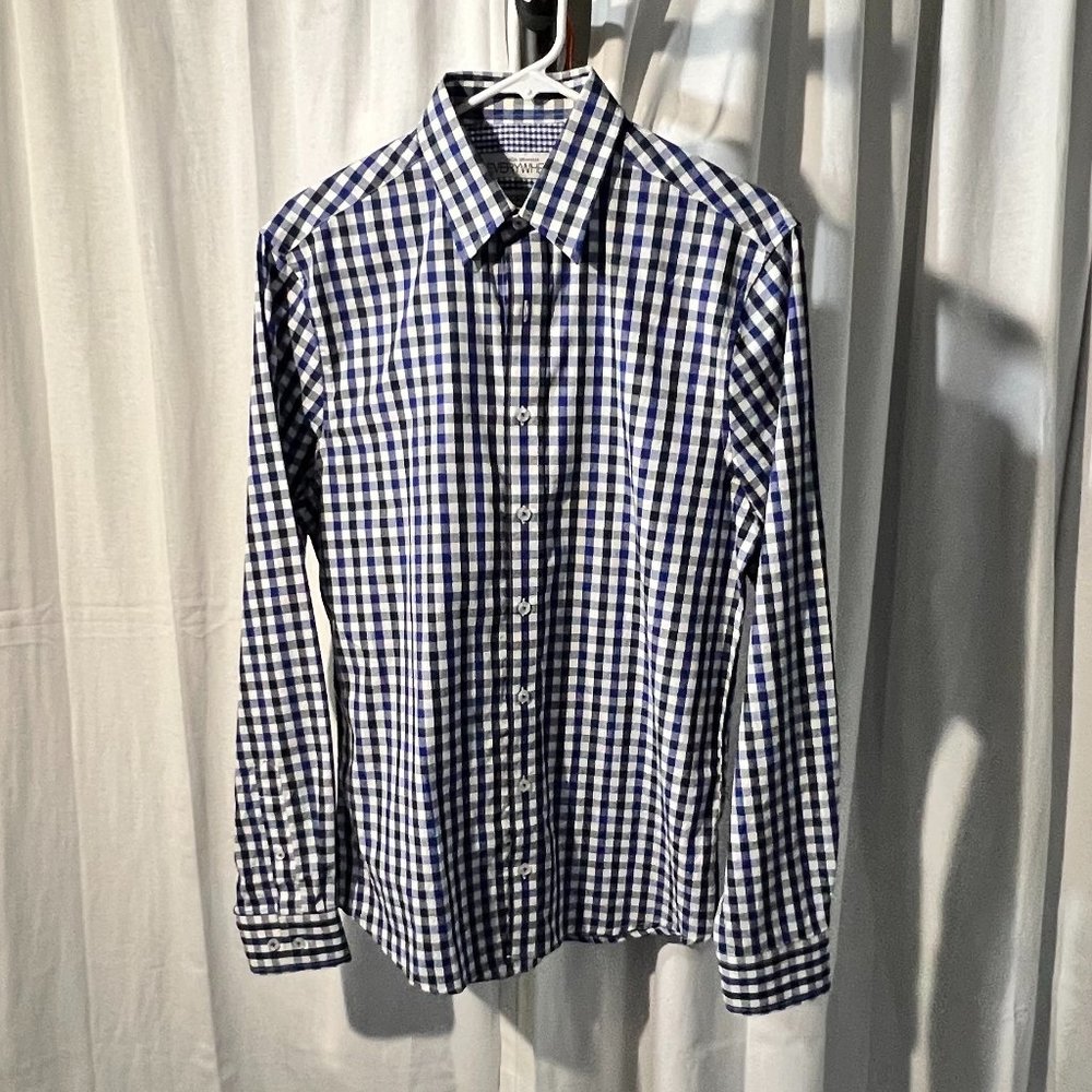 Brand new Nick Graham Modern Fit Plaid Button-up